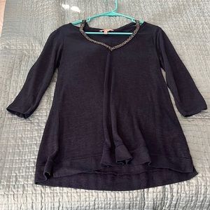 Medium, navy blouse